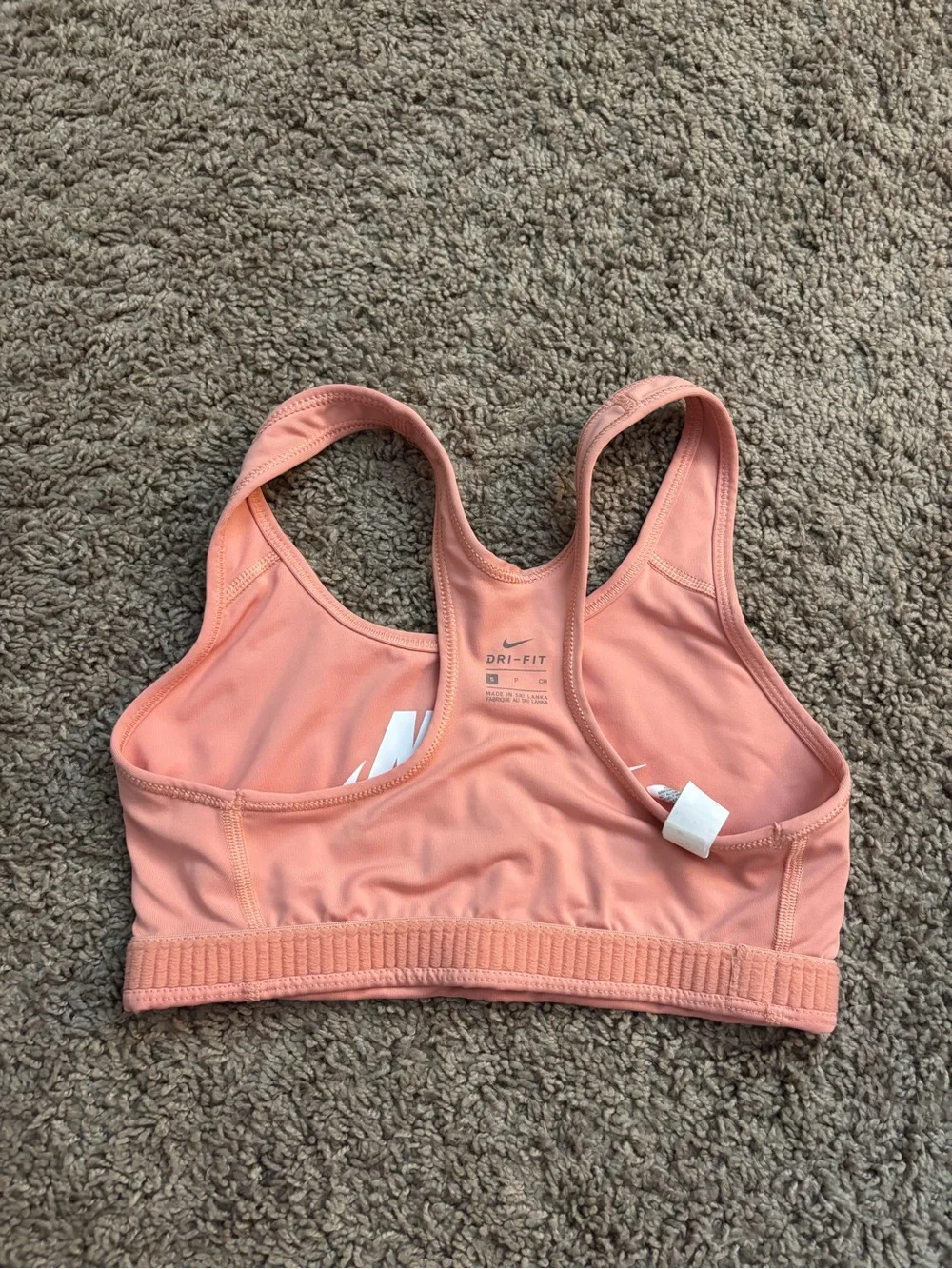 Nike swoosh affect racerback